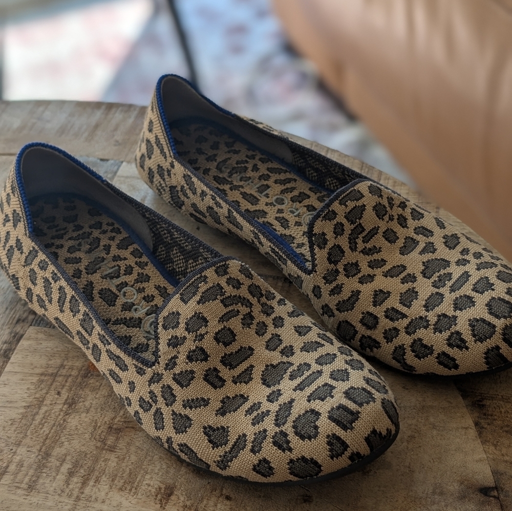 Size 10 Rothy's (Leopard Loafers) LIKE NEW!!